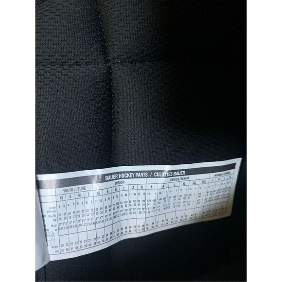 NWT Bauer Hockey Pants Jr. Preds Navy / Yellow Thermo Max Junior Large - Picture 8 of 10